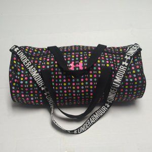 UNDER ARMOUR Polka Dot Nylon Foldable Travel Duffle Bag